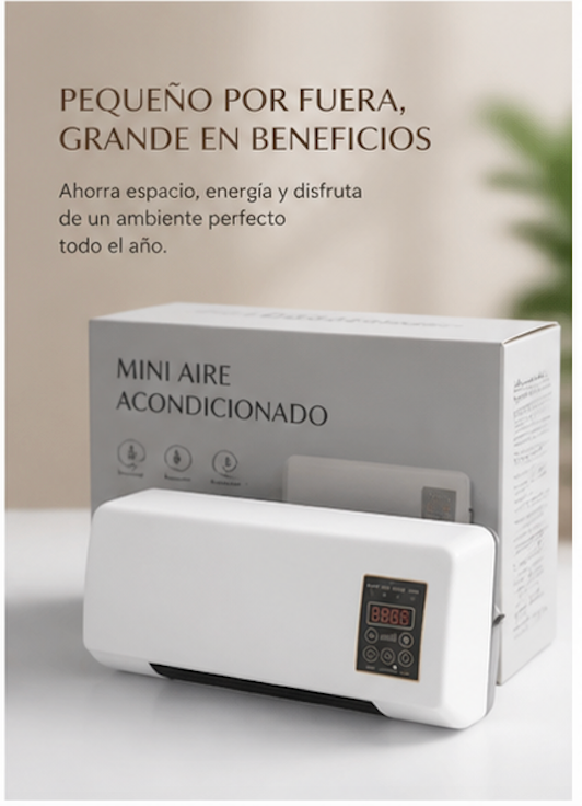 Mini Aire Acondicionado 2 en 1